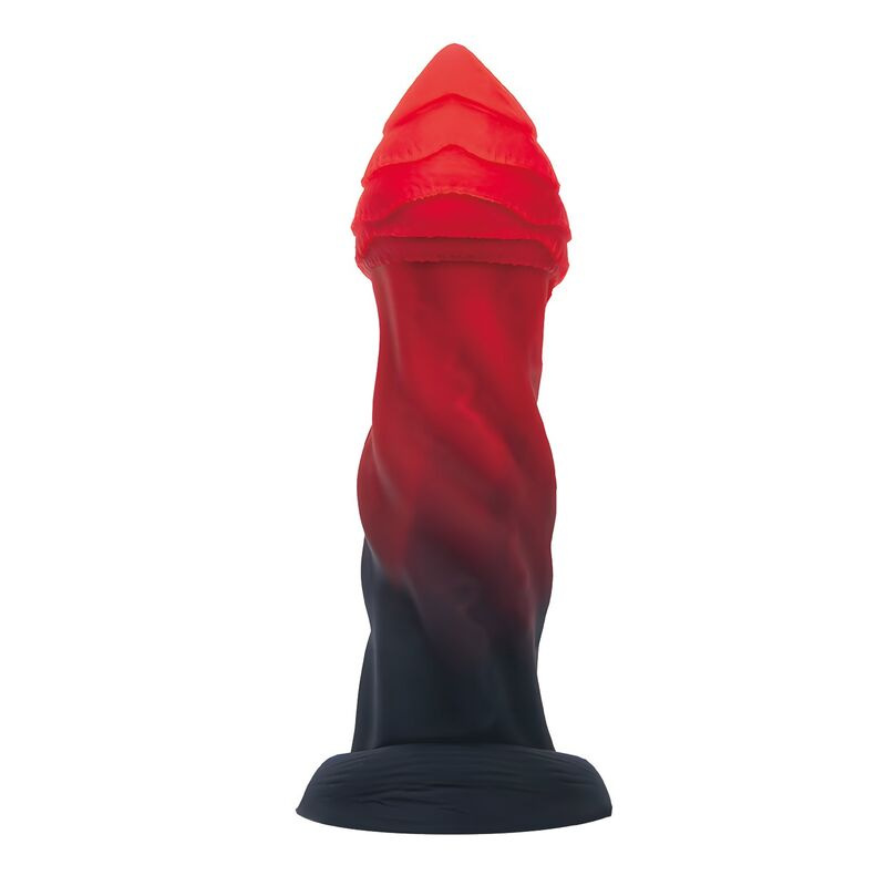 Power monsters - infernal goliath bicolor fantasy silicone dildo 25 cm Ø 6 cm