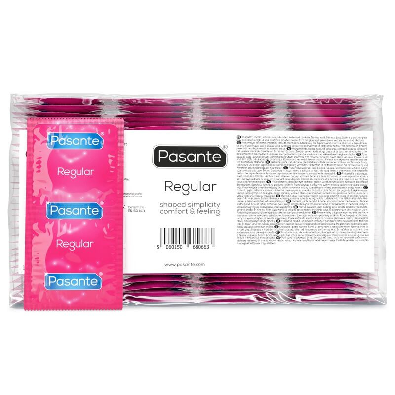 Pasante - kondóm regular range 144 ks