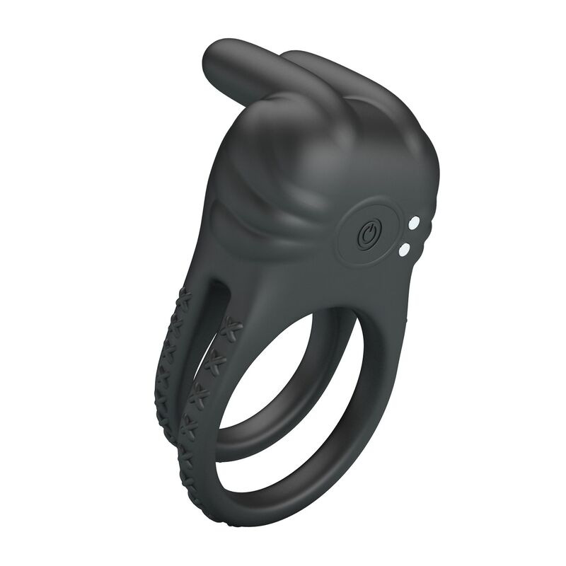 Pretty love - sini rechargeable vibrating cock ring 10 functions black