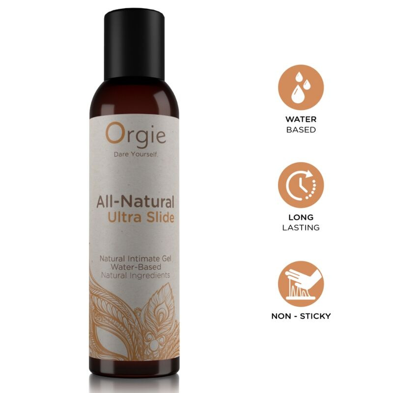 Orgie - all-natural ultra slide water-based intimate gel 150 ml