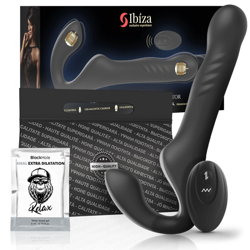 Ibiza - remote control strapless vibrator up & down
