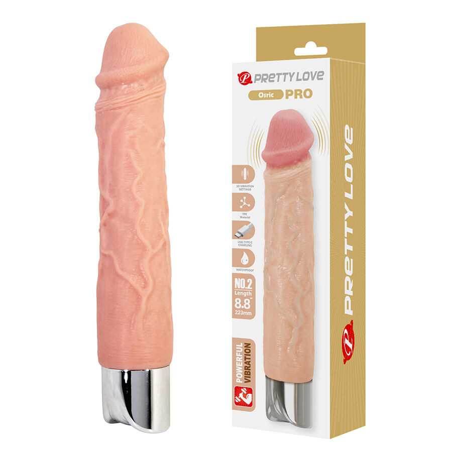 Pretty love - osric pro flexible realistic vibrator