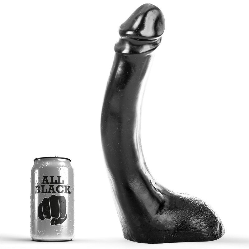 All black - dildo 29 cm fisting