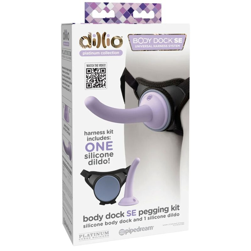 Dillio - body dock violet harness