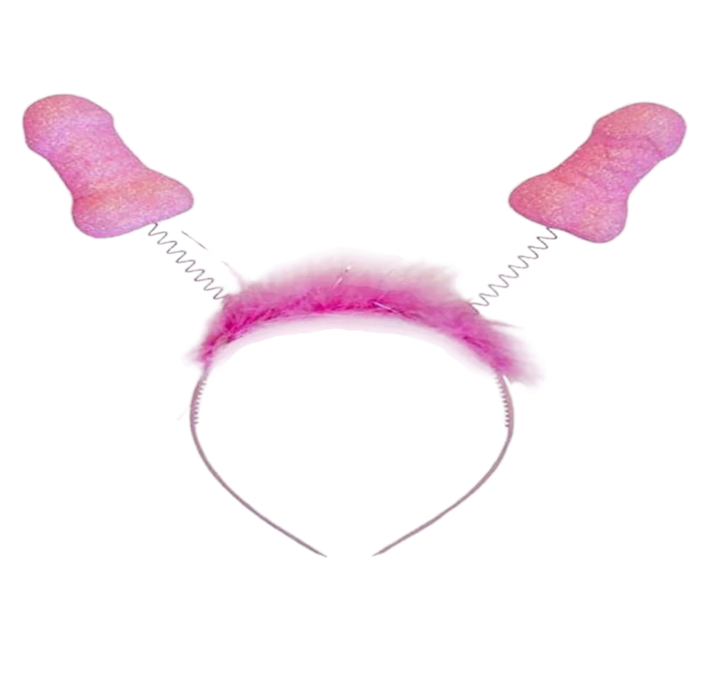 Diablo picante - 6 units pito pink glitter antennas