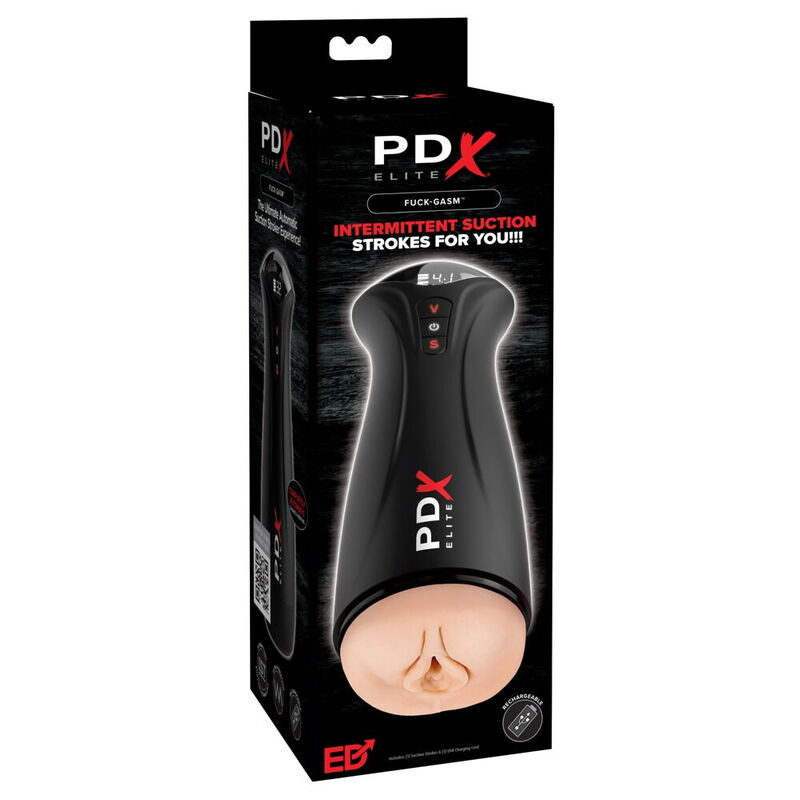 Pdx elite - fap-gasm intermittent suction & vibration masturbator