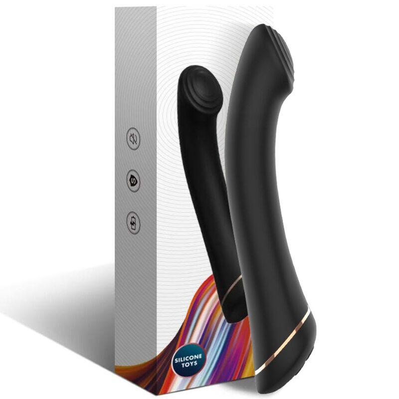 Armony - Vibrator Falt Head Silicone Black 3