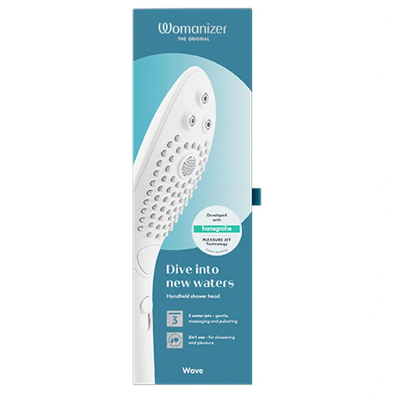 Womanizer - wave clitoral stimulating shower head white 14
