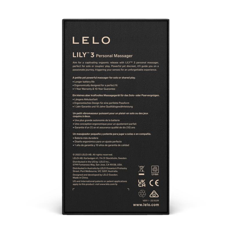 Lelo - Lily 3 Personal Massager Calm Lavender 1