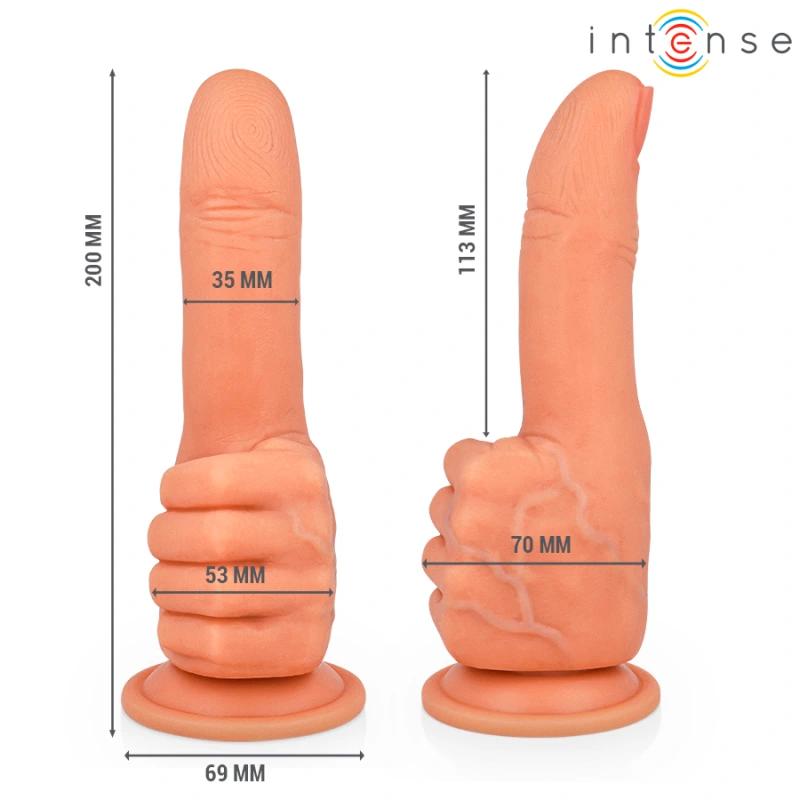 Intense - bender g-spot stimulator flexible hand 11.3 cm 1