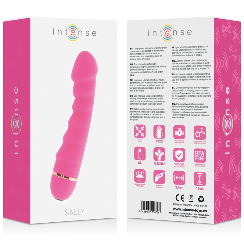 Intense - sally 20 speeds silicone pink 5