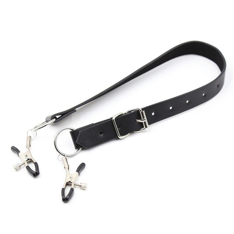 Ohmama Fetish Leg Bondage Strap Clit Clamps 3