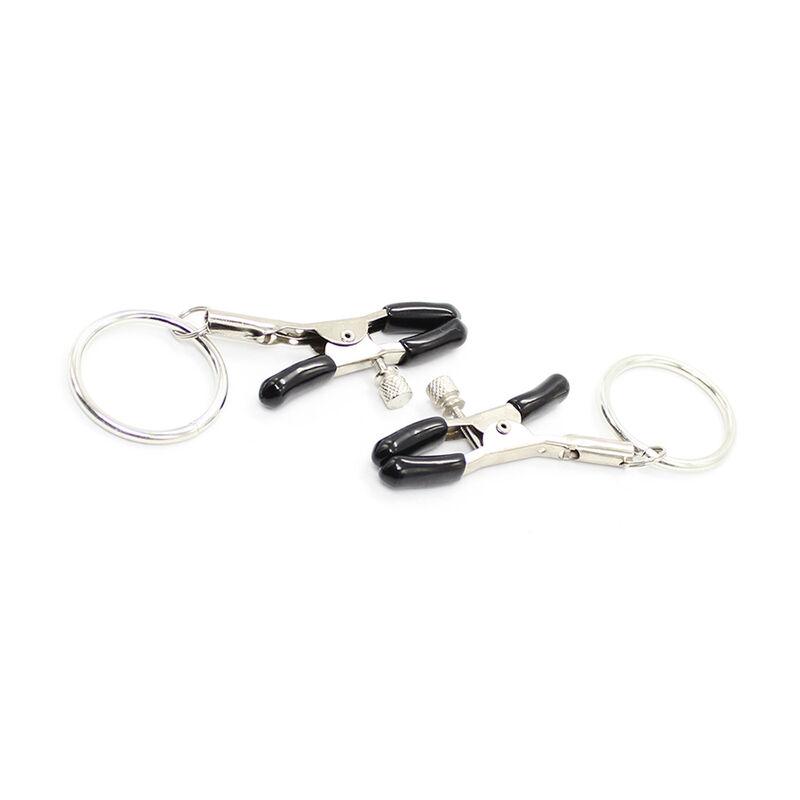 Ohmama Fetish Nipple Clamps With Rings 1