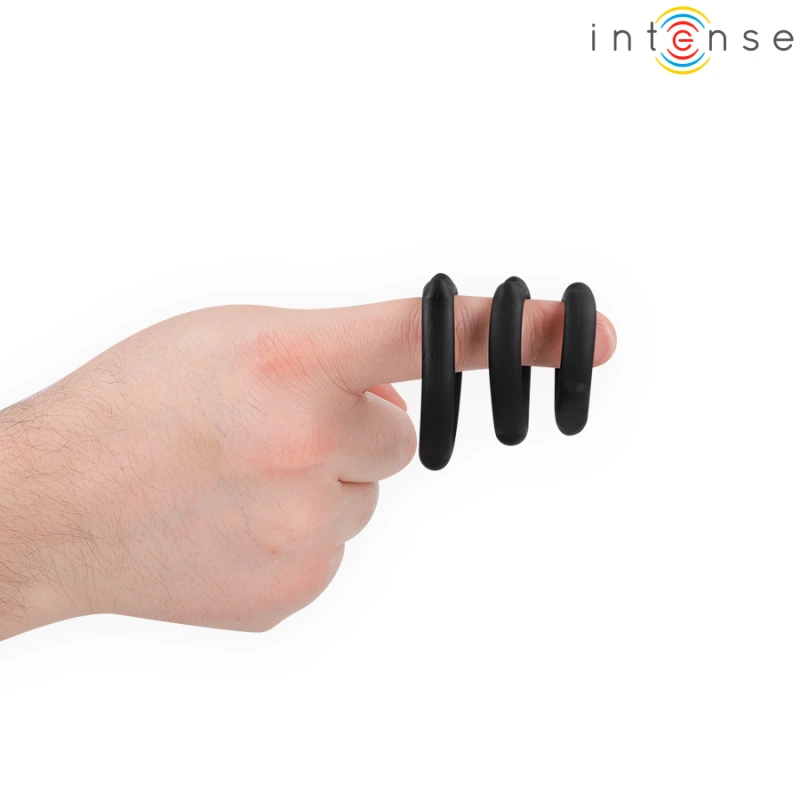 Intense - peter set of 3 penis rings model 9 1