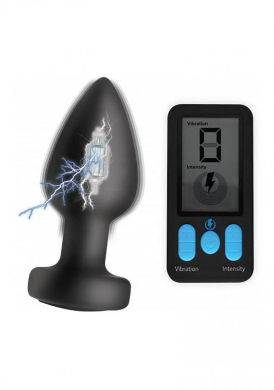 Zeus E-Stim Pro Vibrating Anal Plug - Análny Kolík