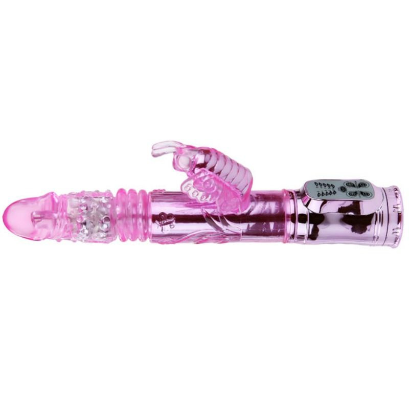 Baile - rechargeable vibrator with rotation and throbbing butterf stimulator 4