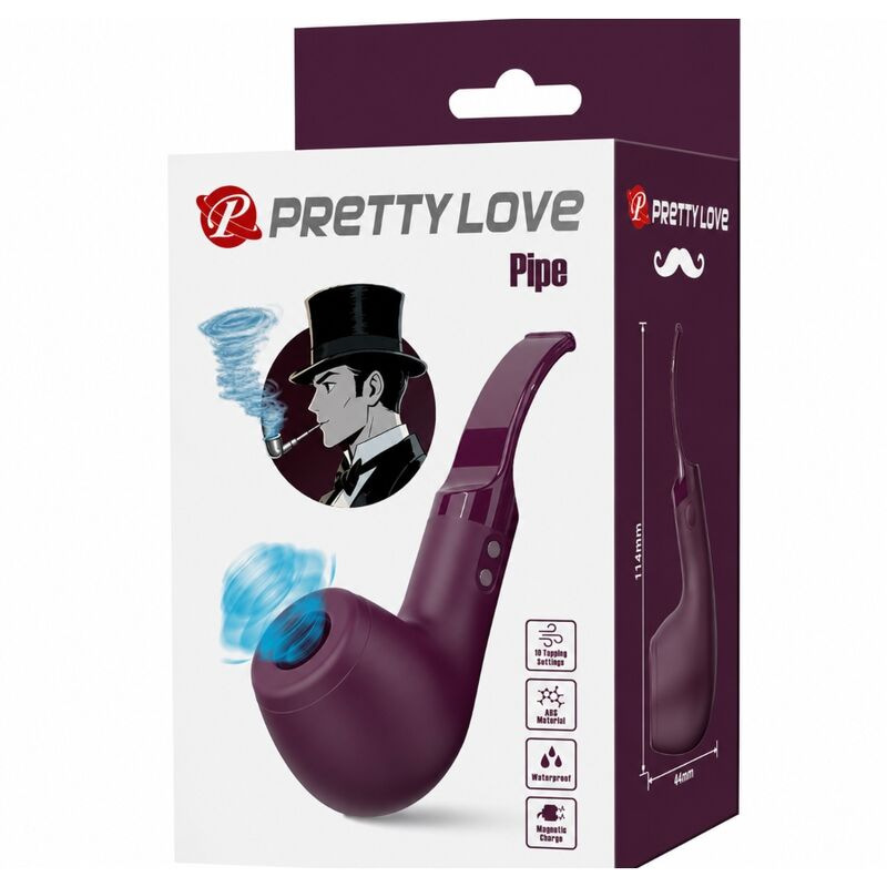 Pretty love - pipe stimulator with 10 tapping settings purple 8