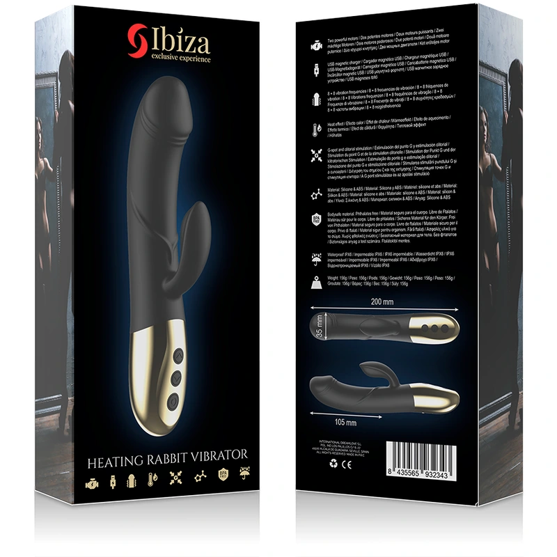 Ibiza - powerful anatomical vibrator with rabbit 6