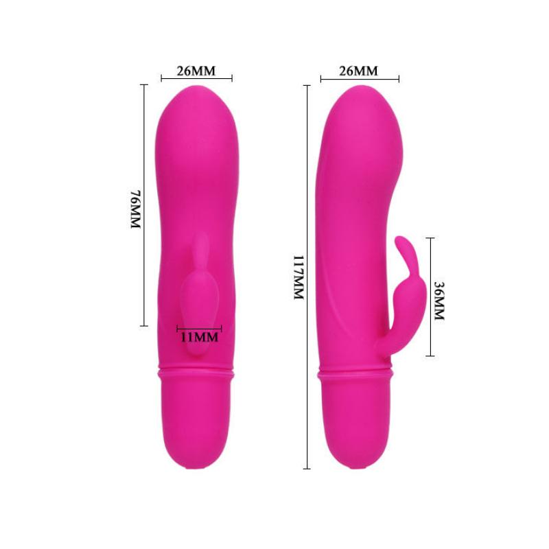 Pretty Love Flirtation - Vibrator With Rabbit Caesar 6