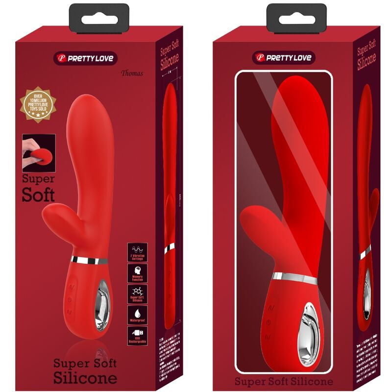 Pretty love - thomas multifunction g-spot vibrator red 8