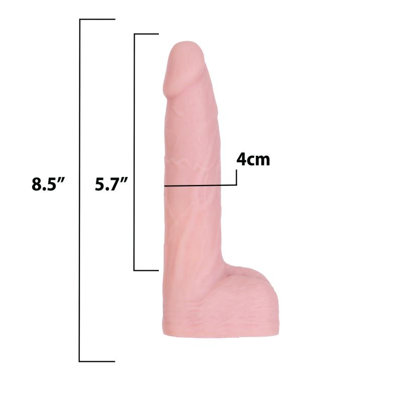 Swan - Naked Addiction 21,6cm Maximum Thrusting & Vibrating Dong Beige 2