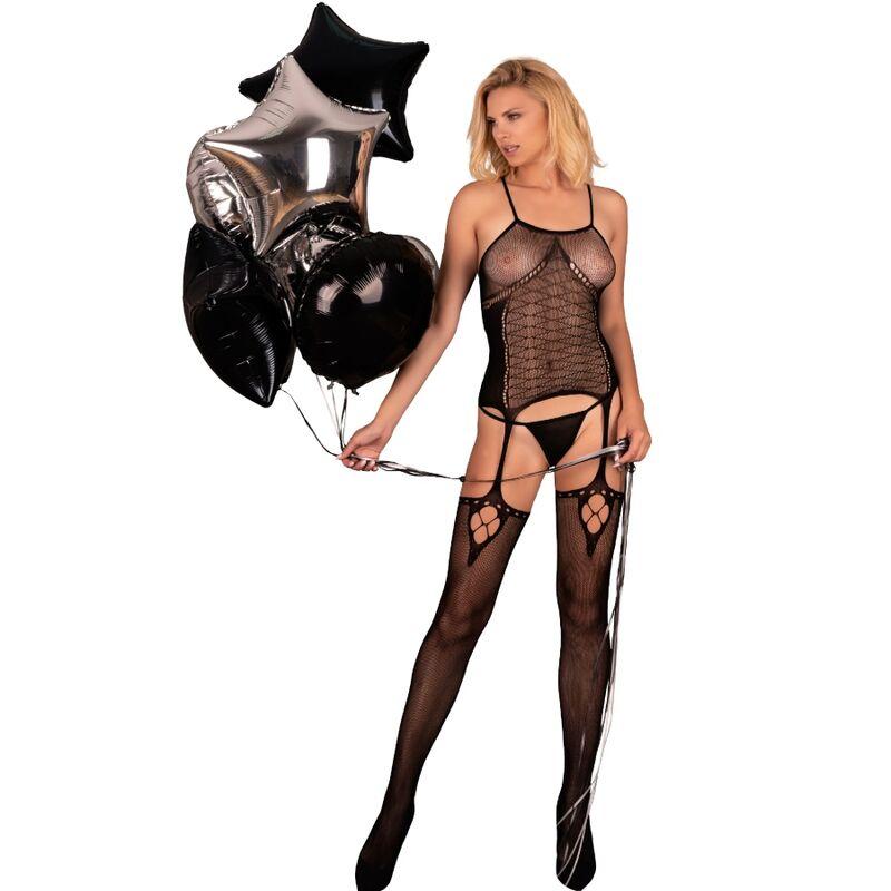 Livco Corsetti Fashion - Amrin Bodystocking Black One Size 5