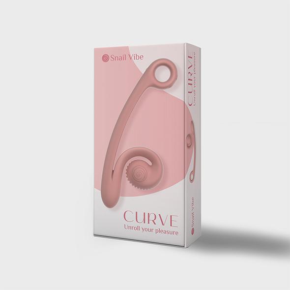Snail Vibe - Curve Vibrator Peachy Pink 7