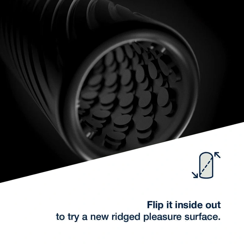 Arcwave - ghost reversible silicone stroker black 5