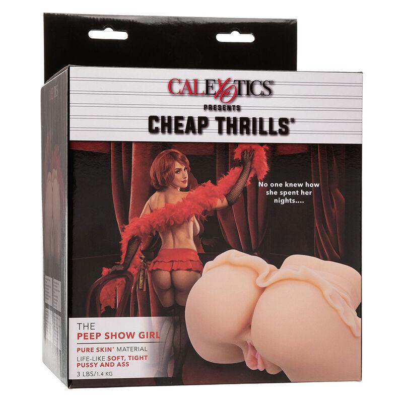 Calexotics - The Peep Show Girl Double Realistic Masturbator Flesh 8