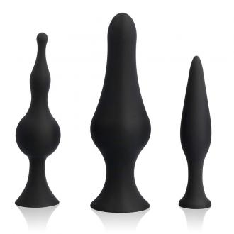 Spirit Training Anal Plugs Black