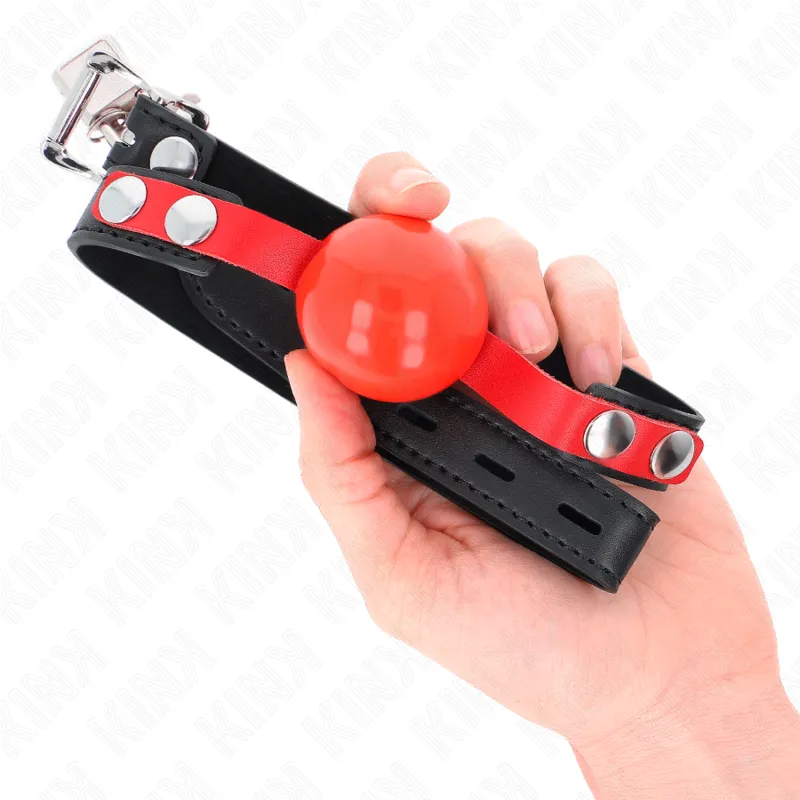 Kink - Soft Tpe Ball 4 Cm Gag Model 4 60 X 2 Cm Adjustable 37-52 Cm 3
