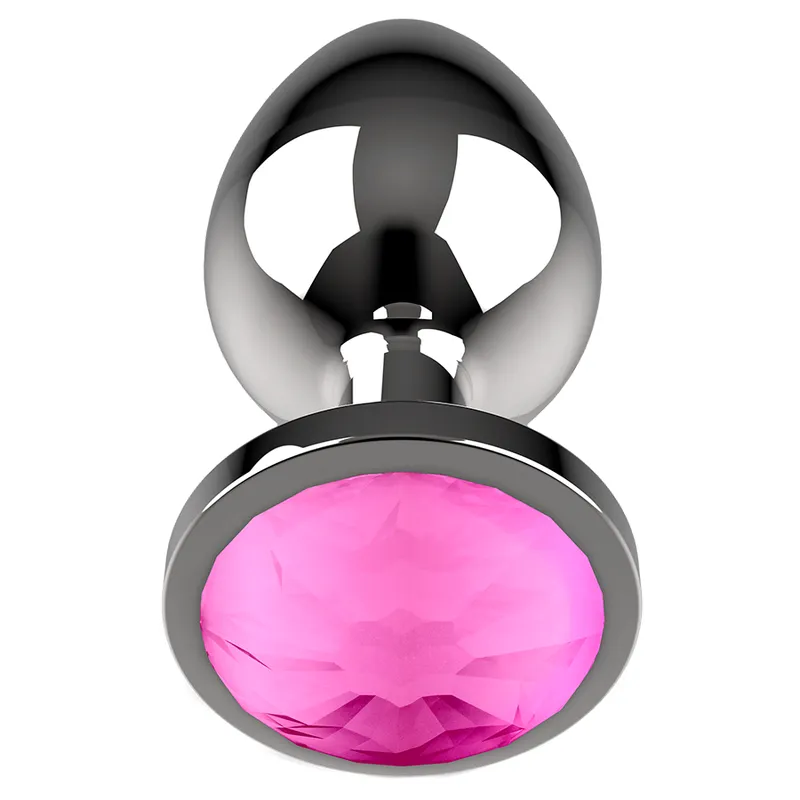 Coquette Anal Plug Metal Pink  Color Size L 4 X 9cm
