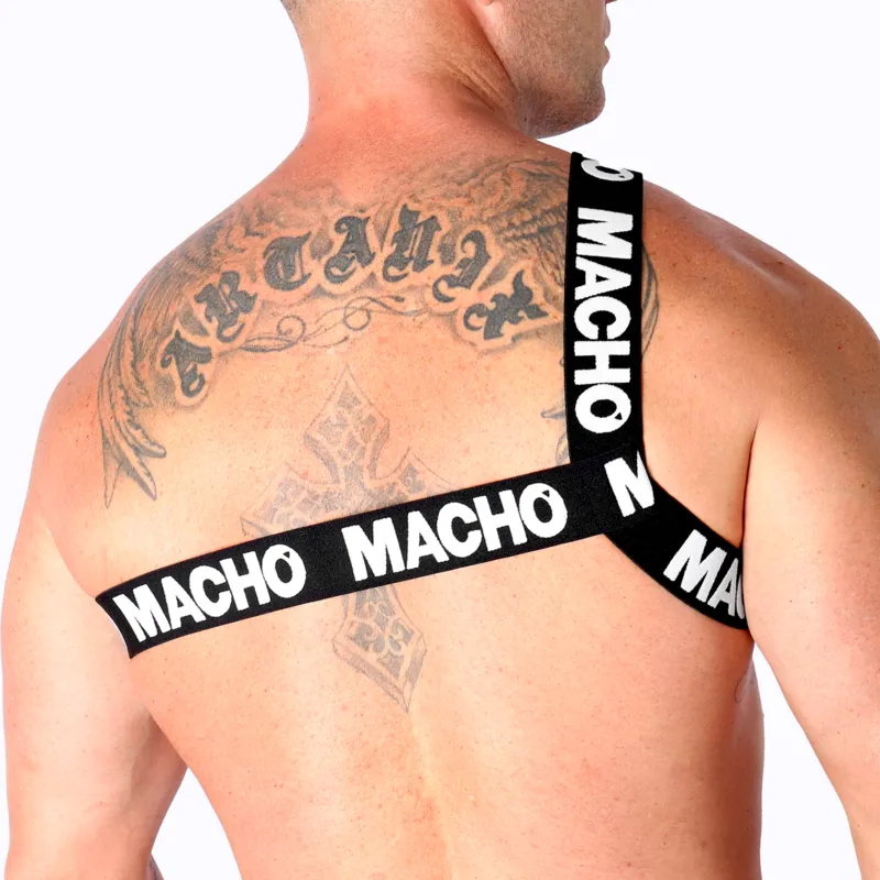 Macho - Roman Harness White S/M 2