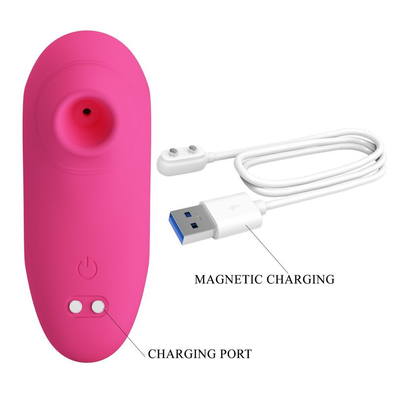 Pretty love - arila rechargeable clitoral suction stimulator with vibration pink 6
