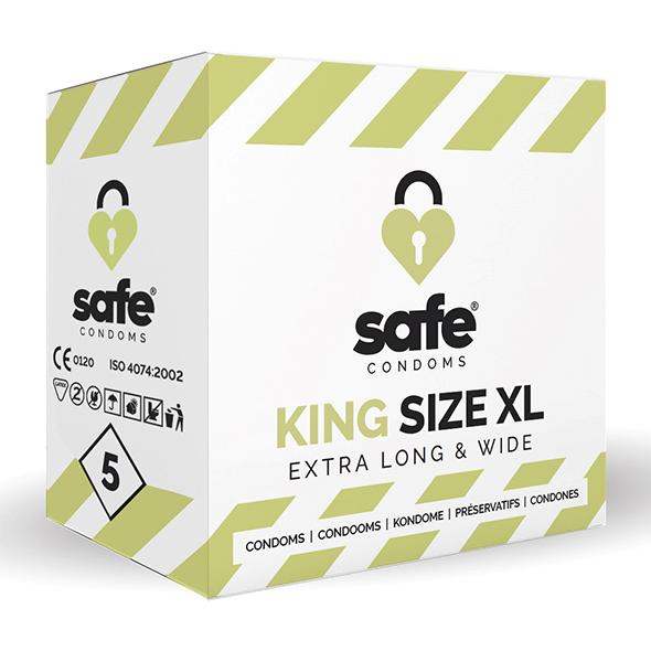 Safe - Condoms King Size Xl 5 Pcs