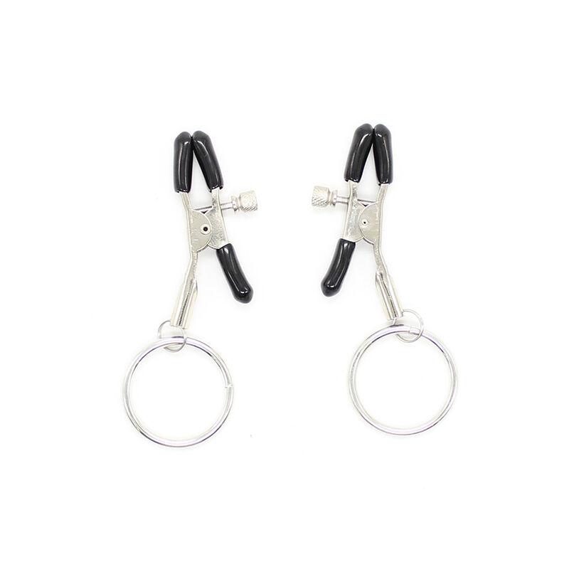 Ohmama Fetish Nipple Clamps With Rings 2