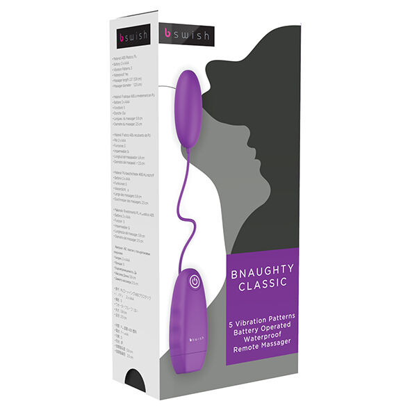 B swish - bnaughty classic vibrating bullet purple 1
