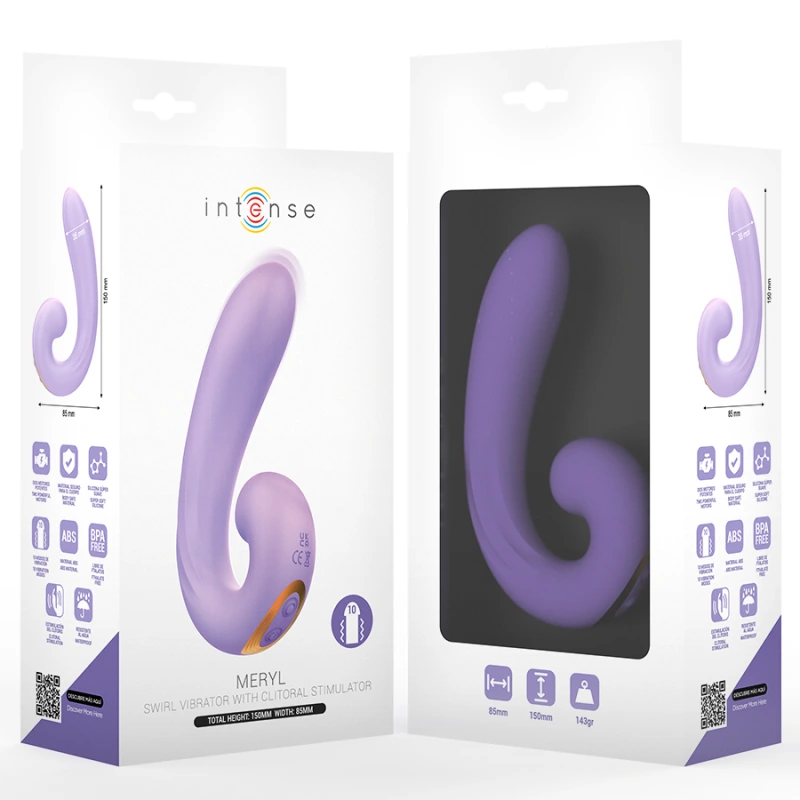 Intense - meryl double vibration clitoris stimulator 5