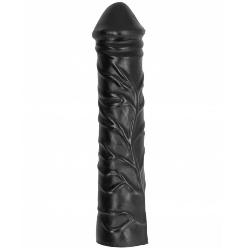 Dildo Smoth  All Black 32 Cm 1