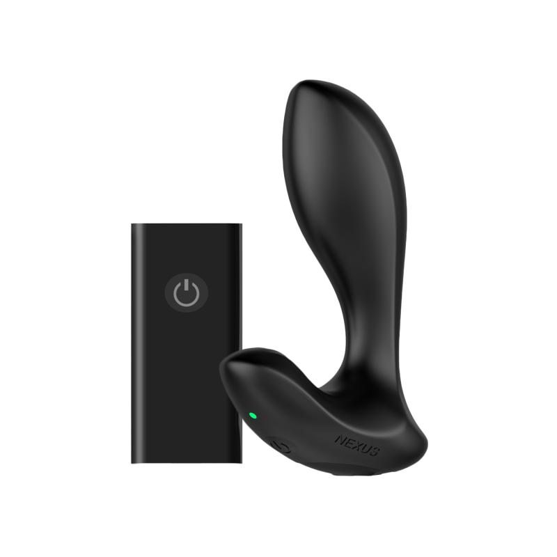 Nexus - Duo Plug Remote Control Beginner Butt Plug Small Black - Masér Prostaty 7
