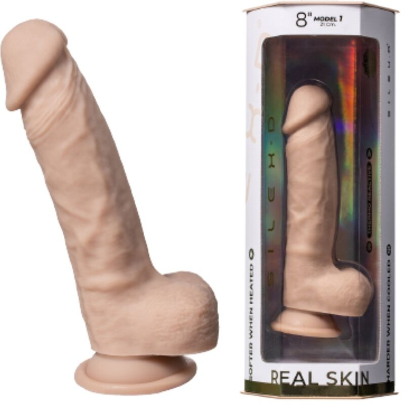 Silexd - real skin super realistic penis thermo reactive 21 cm premium silexpan flesh 5