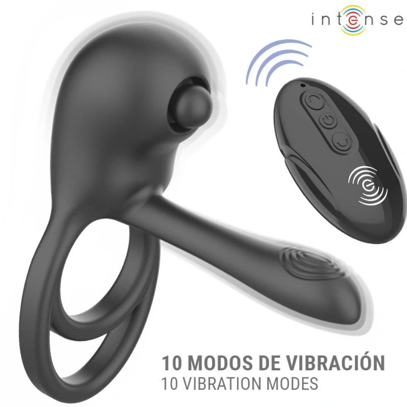 Intense - spike remote control vibrating penis ring 2