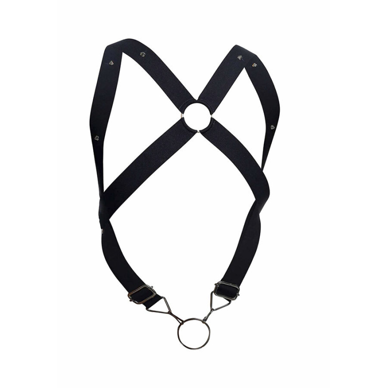 Mob - dngeon black cross back harness one size 6