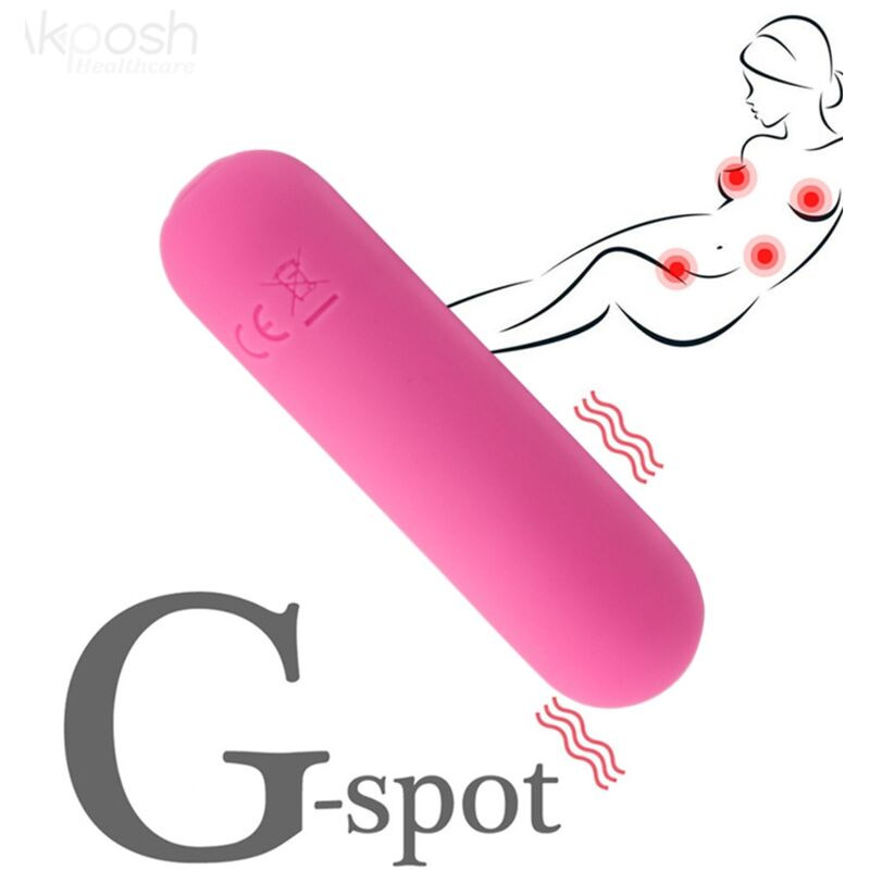 Armony - splash haha vibrator bullet silicone 10 vibrations 75 x 19 cm pink 4