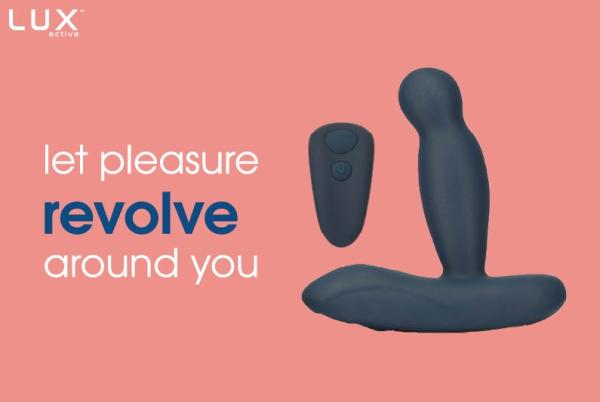 Lux Active - Revolve Rotating And Vibrating Massager Blue