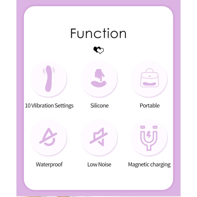 Pretty love - dj rabbit purple g-spot vibrator 8