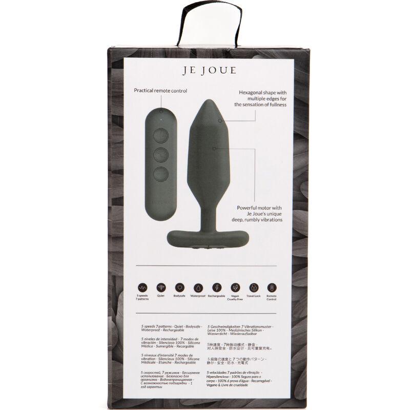 Je Joue - Onyx Anal Plug Vibrating Black 4