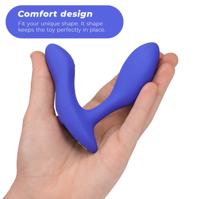 We-Vibe - Vector+ Vibrating Prostate Massager Royal Blue 4