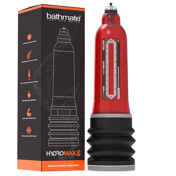 Bathmate - Hydromax8 Penis Pump Red