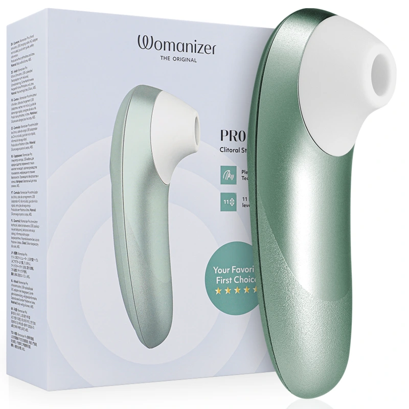 Womanizer - pro vibrant clitoral stimulator sage green